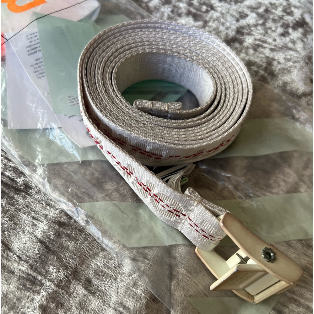Off White Industrial Belt White Mini